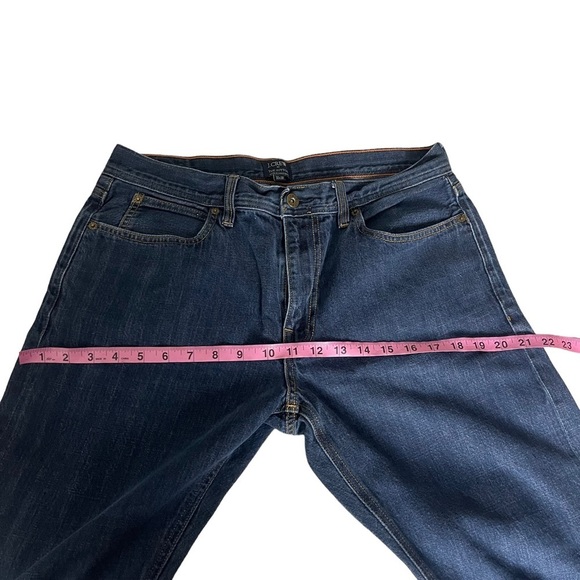 J Crew Factory Distressed The Sutton Straight Leg Blue Men’s Jeans  32x30 - Picture 9 of 11